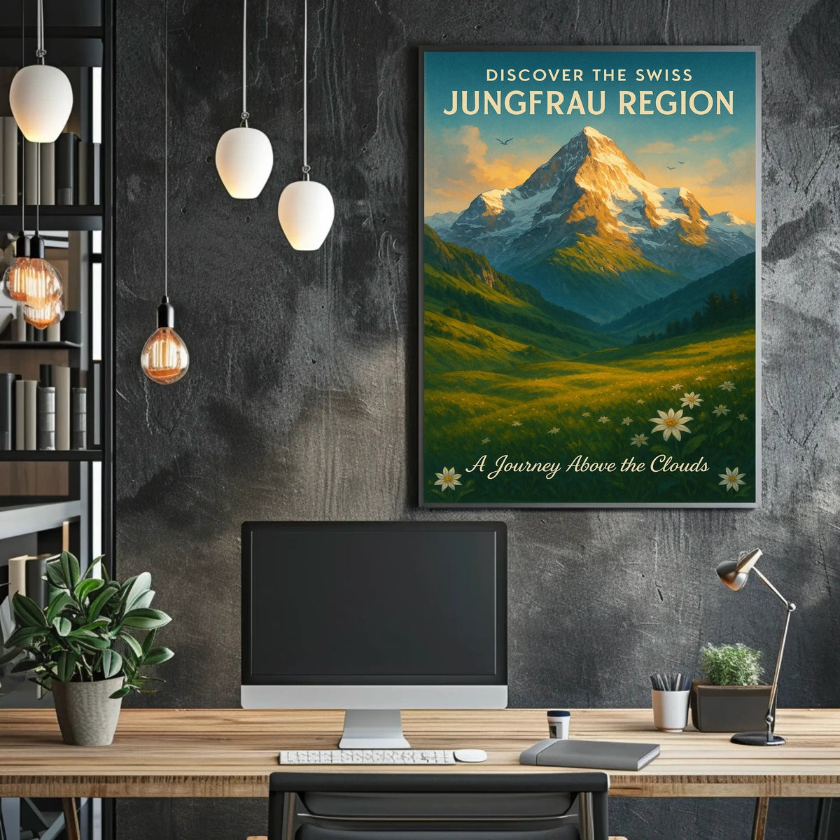 Discover the Swiss Jungfrau Region Poster