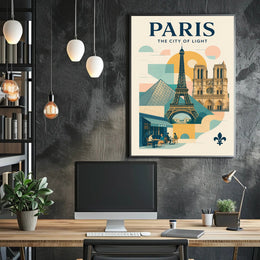 Paris  The City of Light Poster PosterGoat
