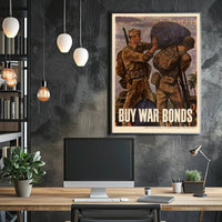 Carry Your Share Buy War Bonds Poster Art Print PosterGoat