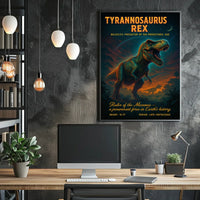 Tyrannosaurus Rex Majestic Predator Poster