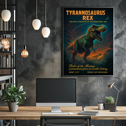 Tyrannosaurus Rex Majestic Predator Poster