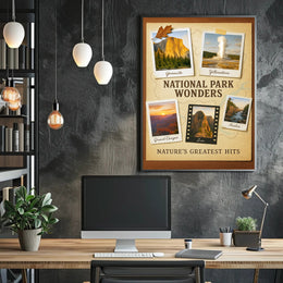 National Park Wonders Poster PosterGoat
