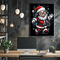 Tech-Savvy Santa Poster
