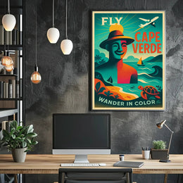 Cape Verde Travel Art Vibrant Adventure in Color Travel Poster PosterGoat