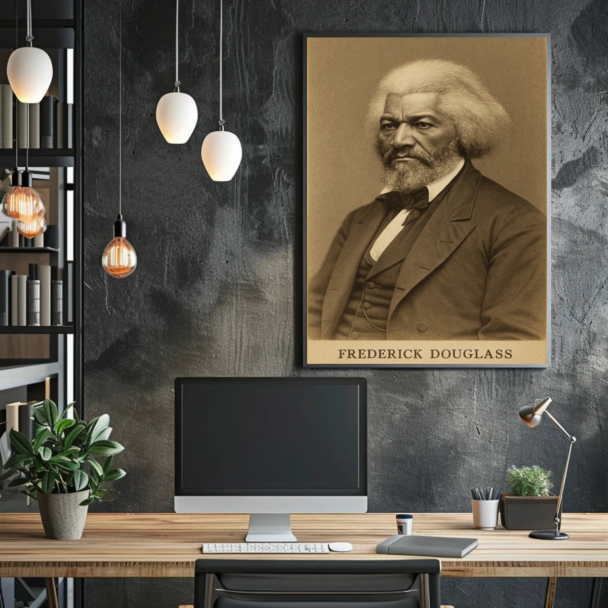 Frederick Douglass Portrait Poster
