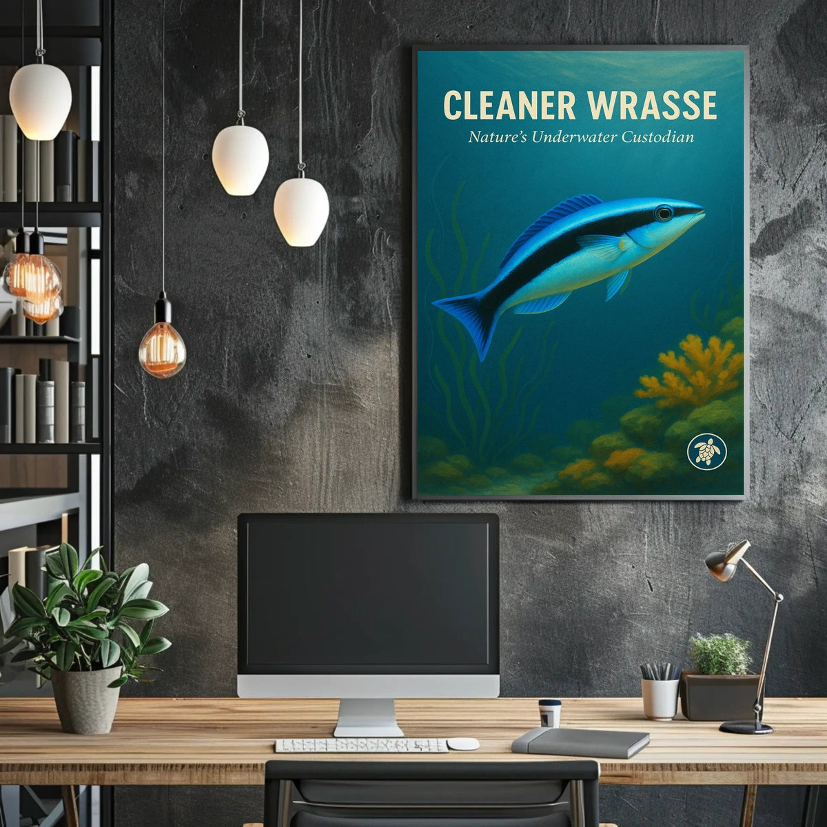 Cleaner Wrasse Natures Underwater Custodian Poster