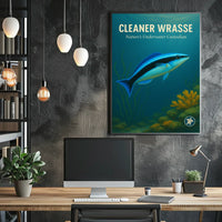 Cleaner Wrasse Natures Underwater Custodian Poster