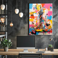 Vibrant Tower Poster