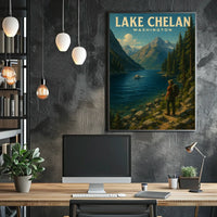 Lake Chelan, Washington Poster