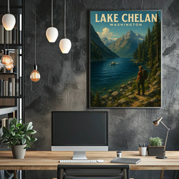 Lake Chelan, Washington Poster