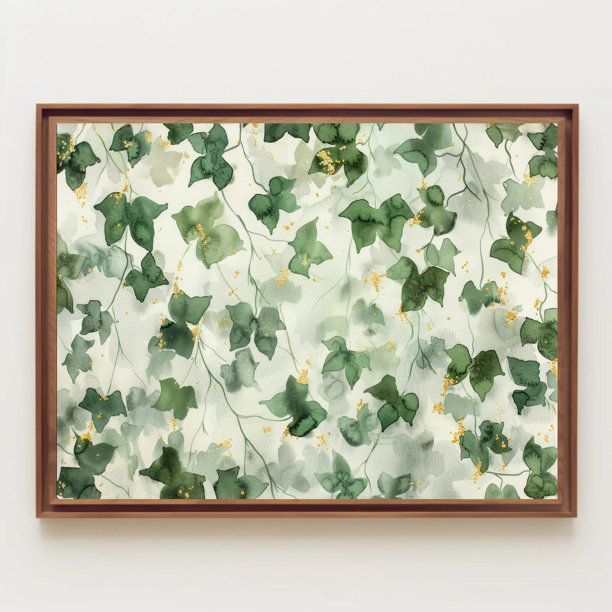 Lush Greenery and Gold Accents Poster