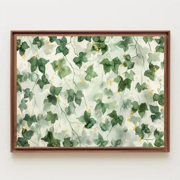 Lush Greenery and Gold Accents Poster