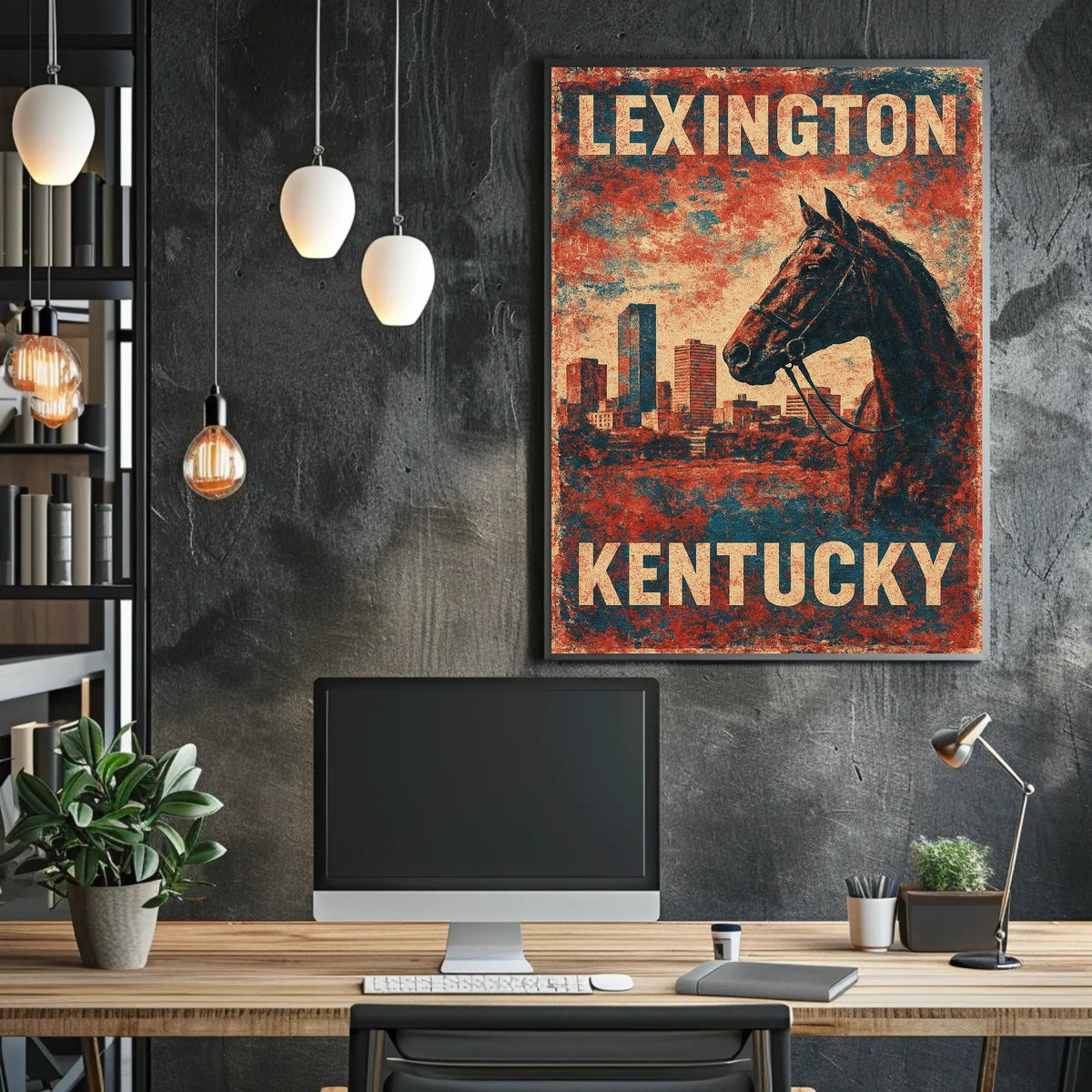 Lexington Kentucky Wanderlust Cityscape Photography Poster