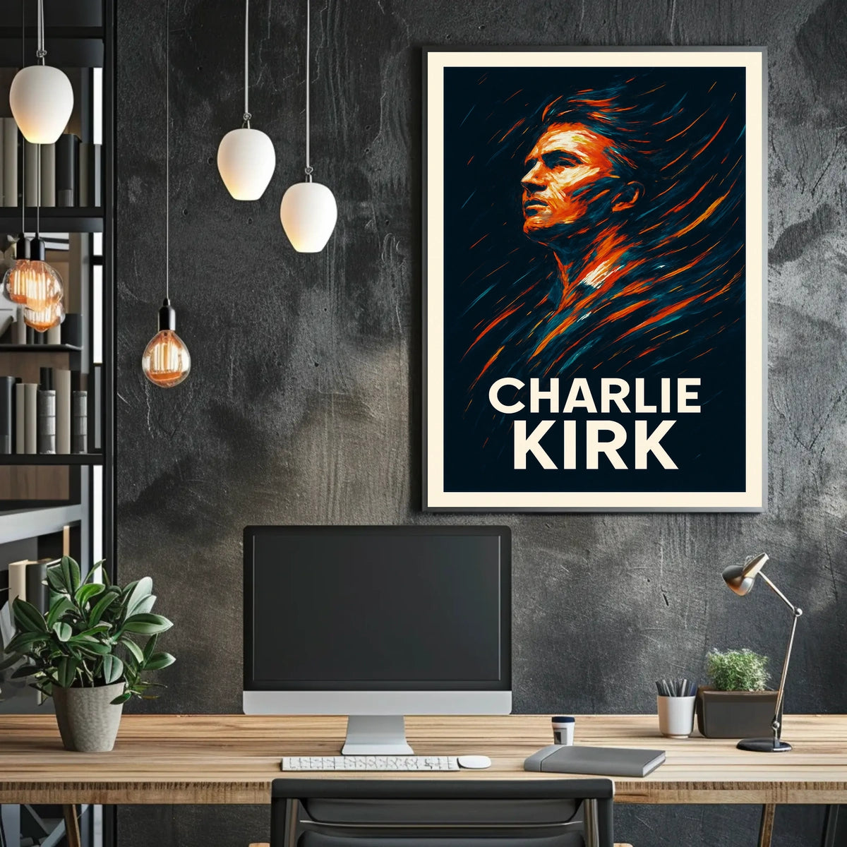 Charlie Kirk Portrait Poster