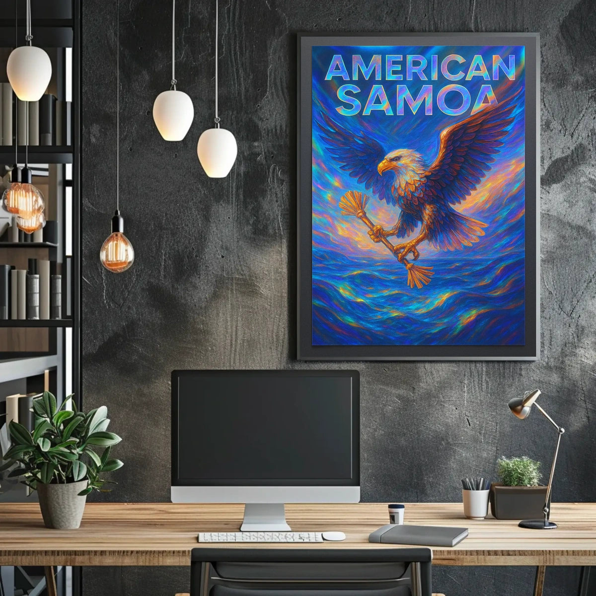 American Samoa Eagle Poster