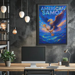 American Samoa Eagle Poster