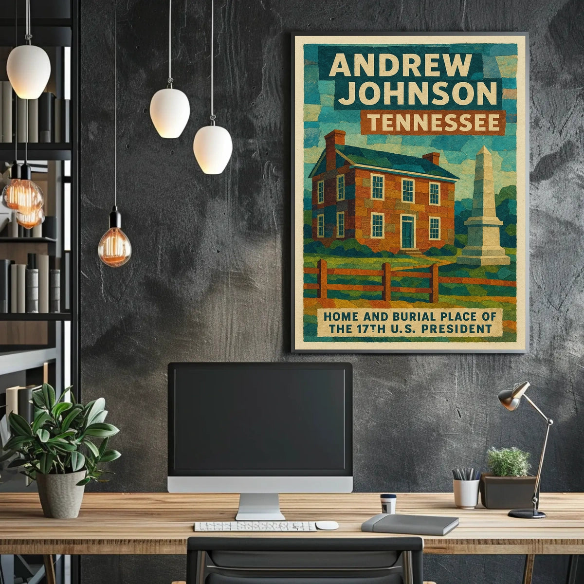 Andrew Johnson 17Th President Poster