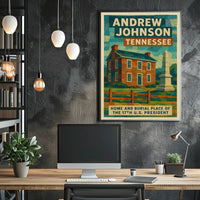Andrew Johnson 17Th President Poster