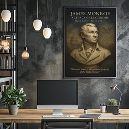 James Monroe Legacy Historical or Presidential Poster