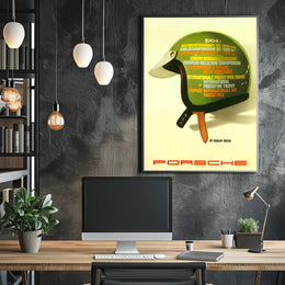 1964 Motorsport Championships Vintage Travel Art Print