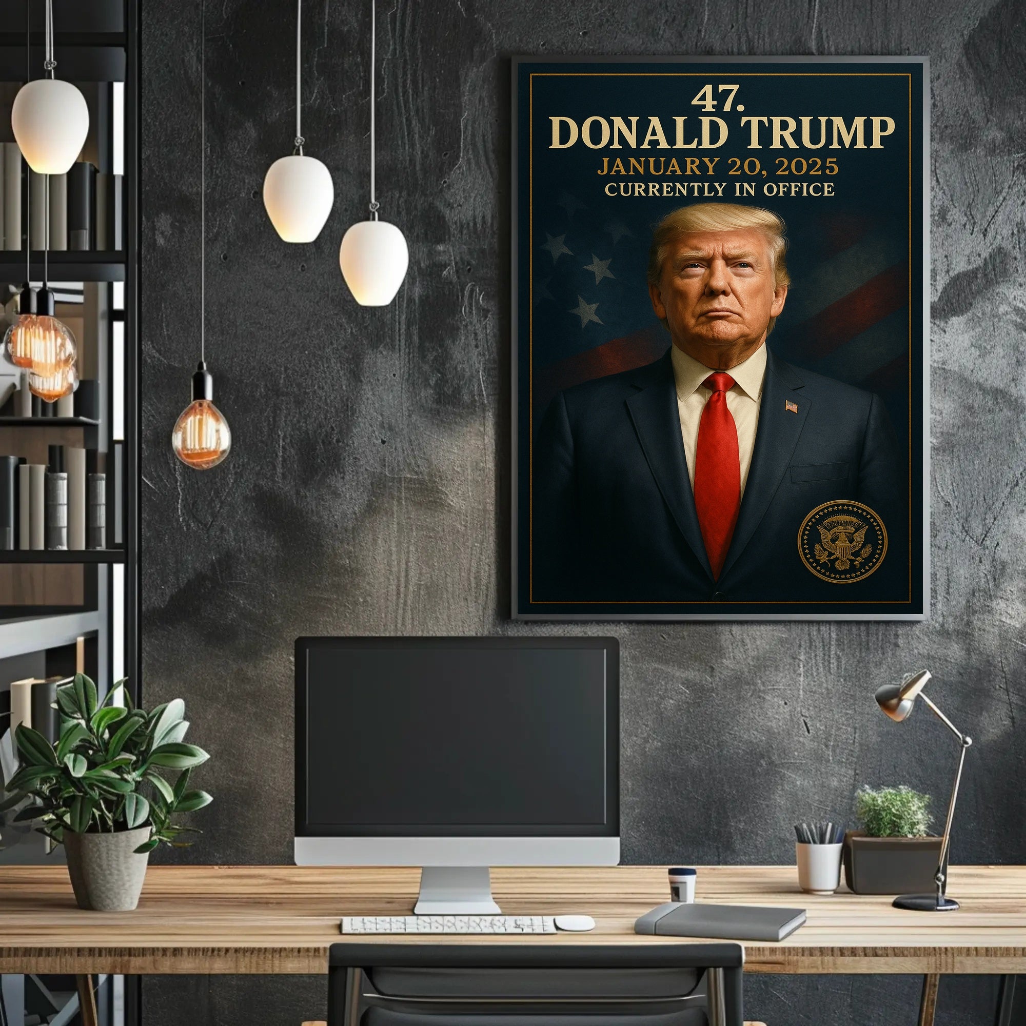 Donald Trump 47th President Poster