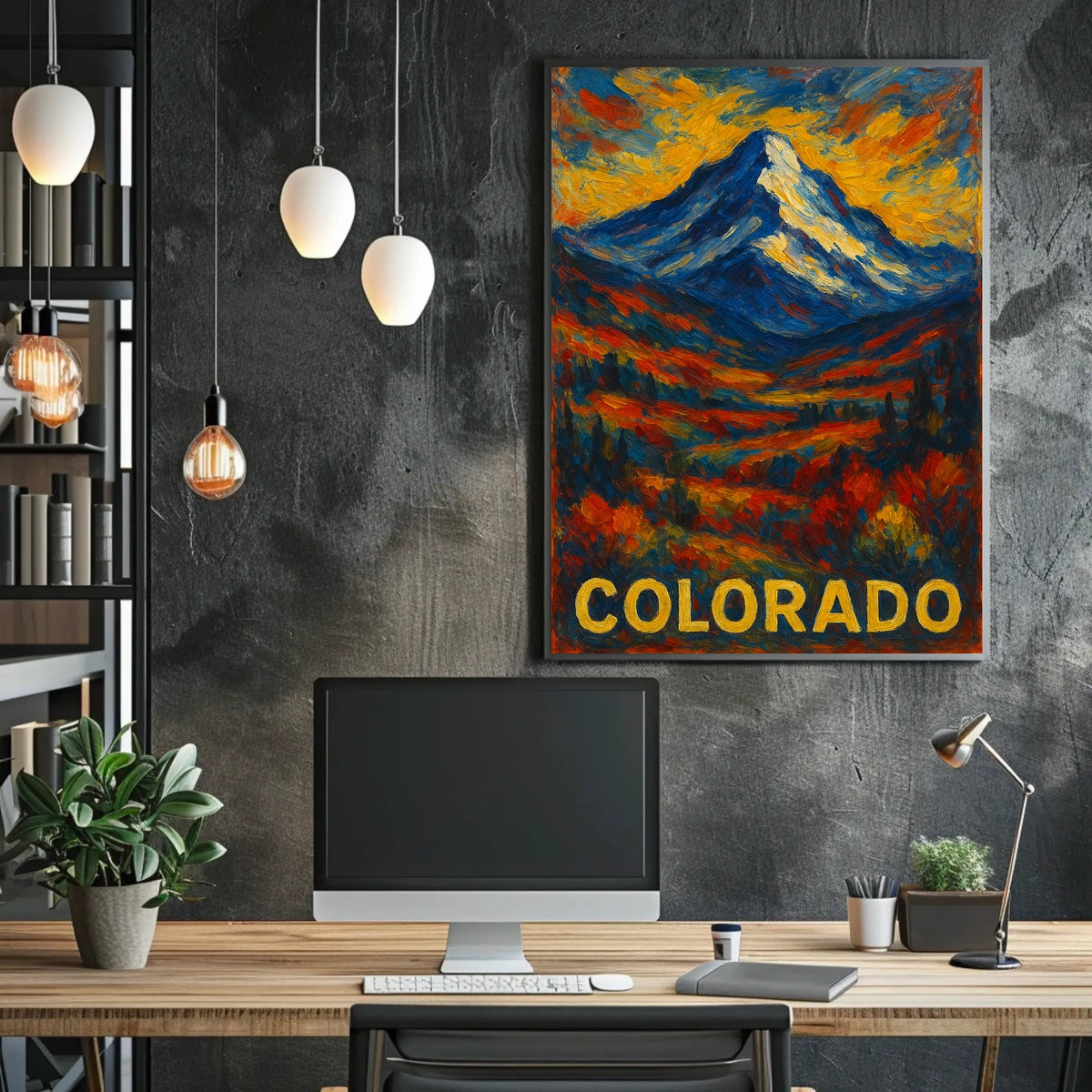Colorado Mountain Landscape Poster