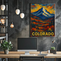 Colorado Mountain Landscape Poster
