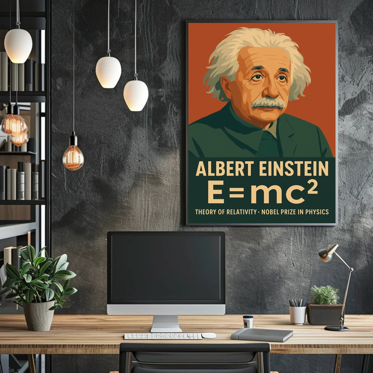 Albert Einstein Theory Of Relativity Poster
