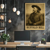 Buffalo Bill Iconic Heritage Depiction Historical or Presidential Poster