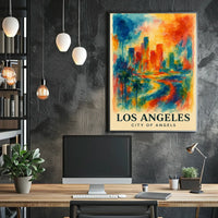Los Angeles City Of Angels Poster