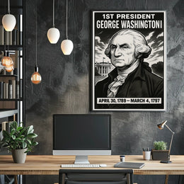 George Washington 1St President Poster