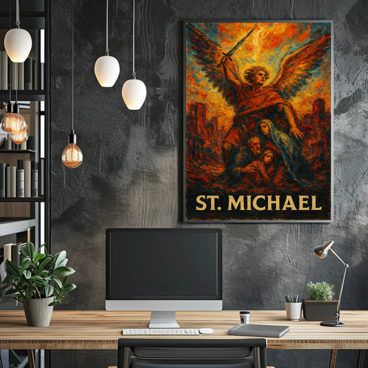St. Michael Protector And Warrior Poster