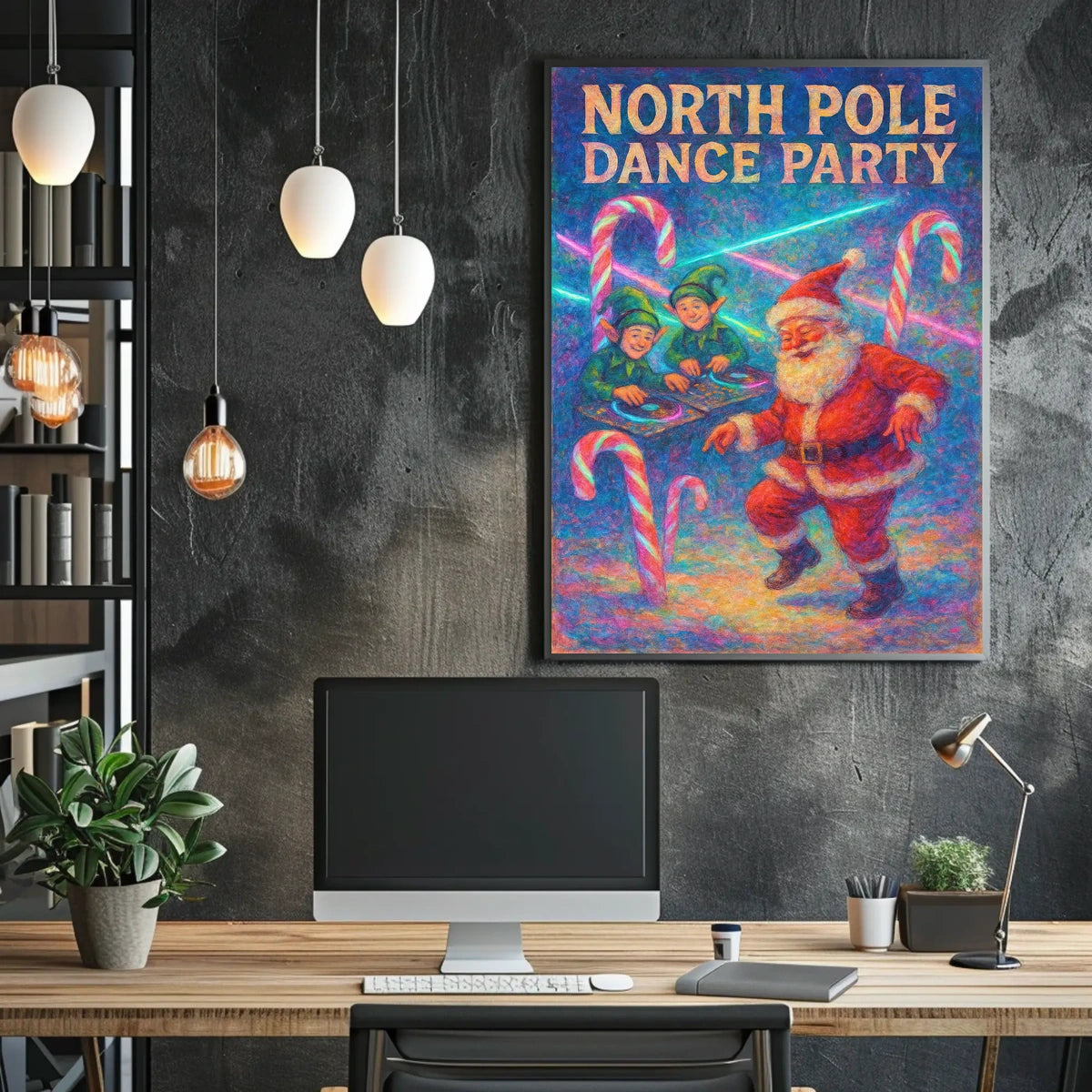 North Pole Dance Party Poster
