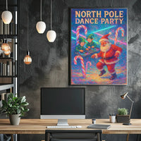 North Pole Dance Party Poster