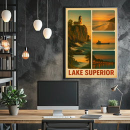 Lake Superior Scenic Views Poster