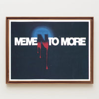 Evocative Typography with Dark Imagery Poster