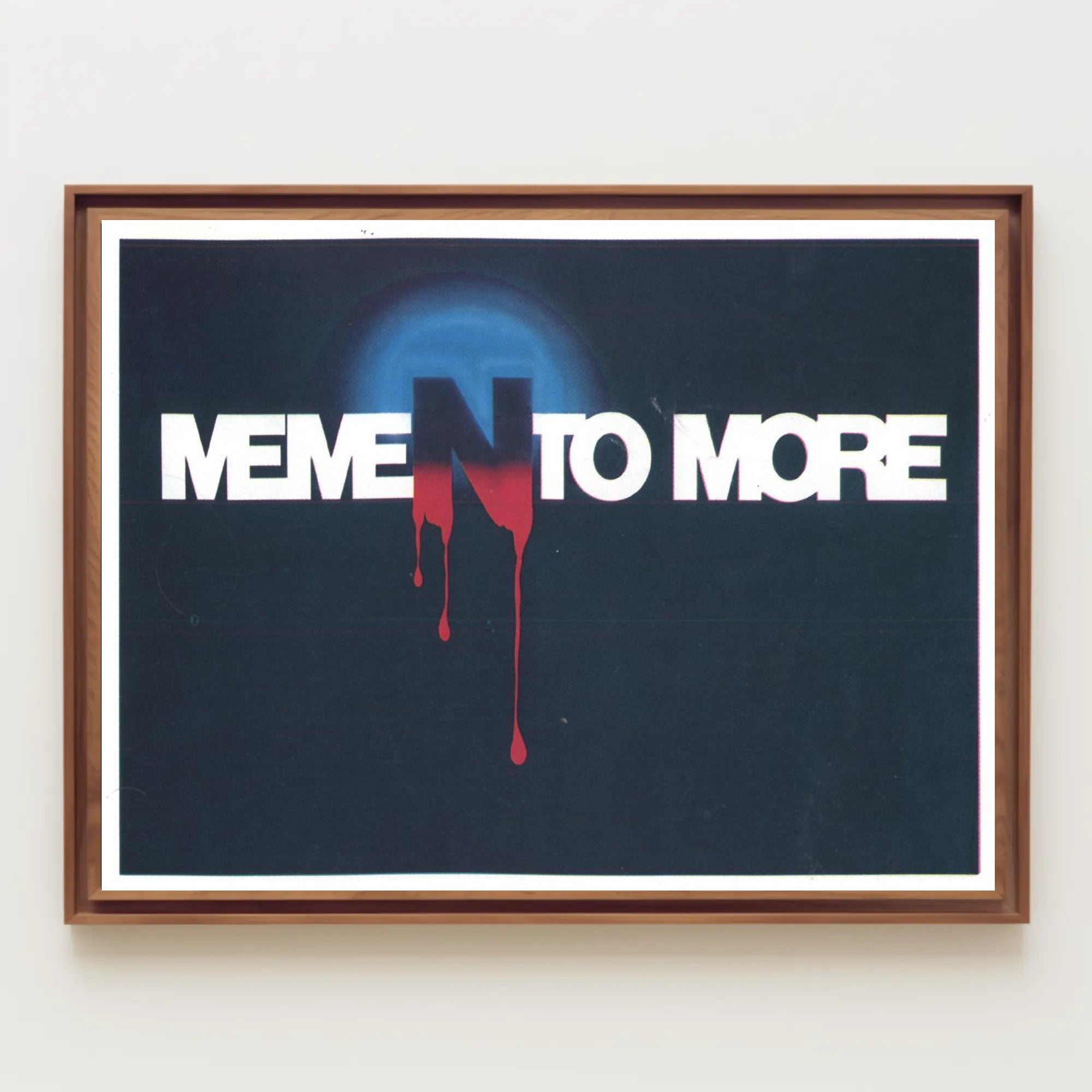Evocative Typography with Dark Imagery Poster