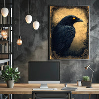 The Enigmatic Raven Poster