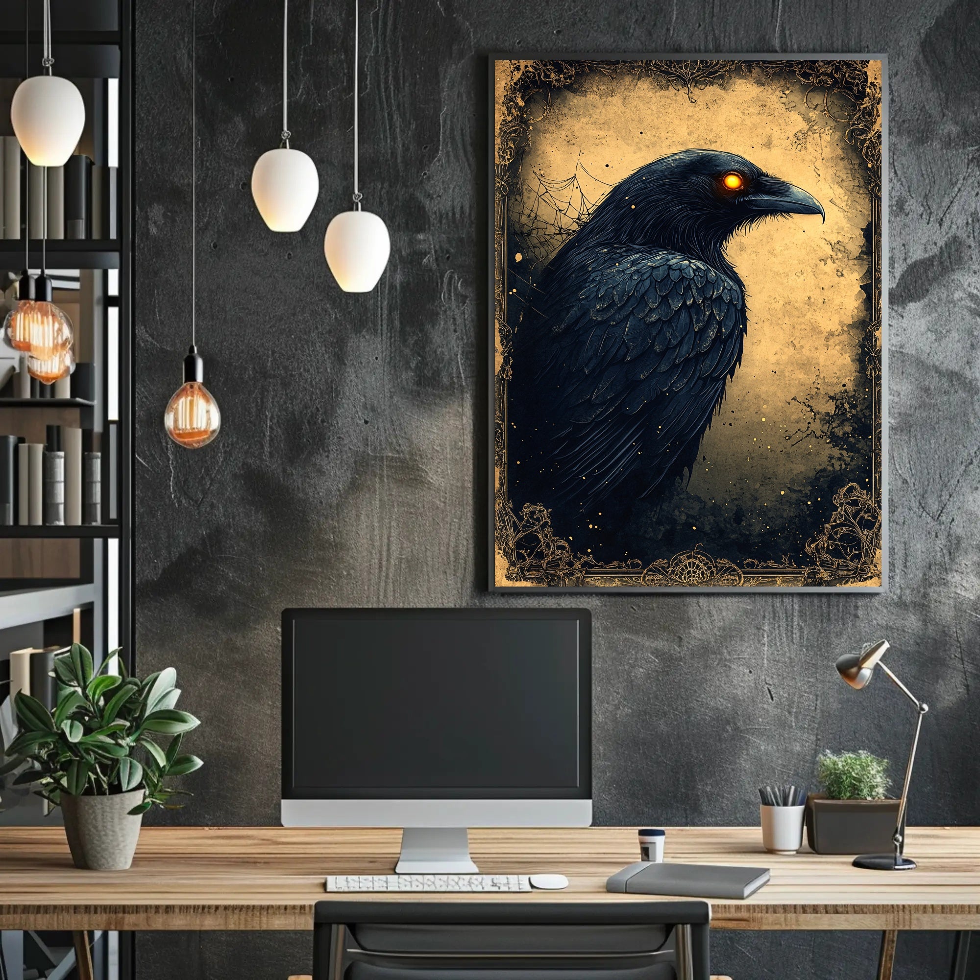 The Enigmatic Raven Poster