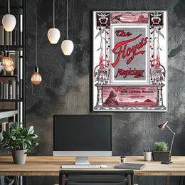 The Floyds Magic Show Art Nouveau Cultural Poster