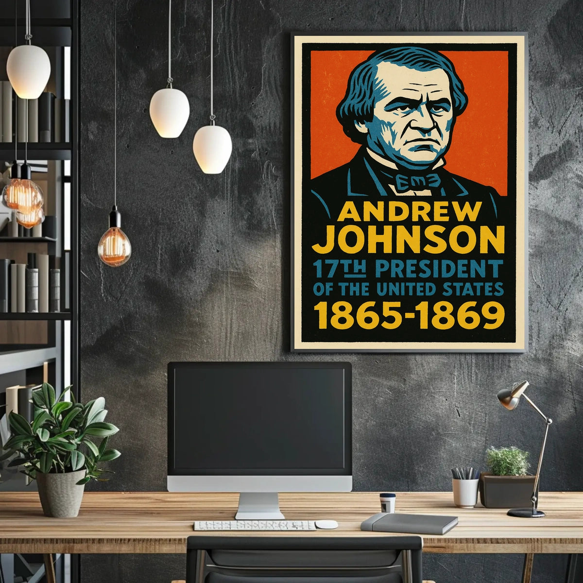 Andrew Johnson 17th President Poster