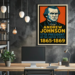 Andrew Johnson 17th President Poster
