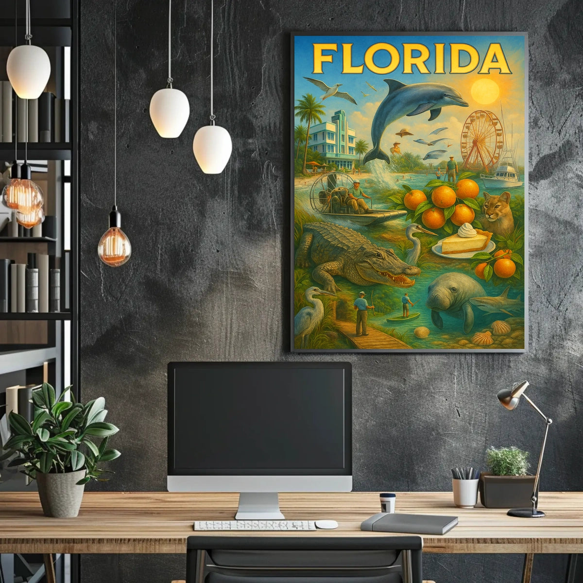 Florida A Vibrant Paradise Poster