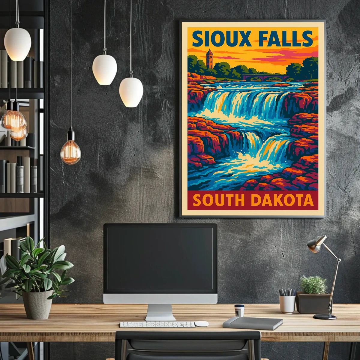 Sioux Falls South Dakota Poster