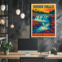Sioux Falls South Dakota Poster