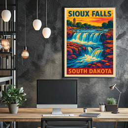 Sioux Falls South Dakota Poster