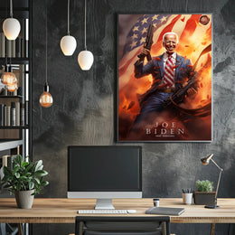 Joe Biden 46th President Funny Patriotic Poster