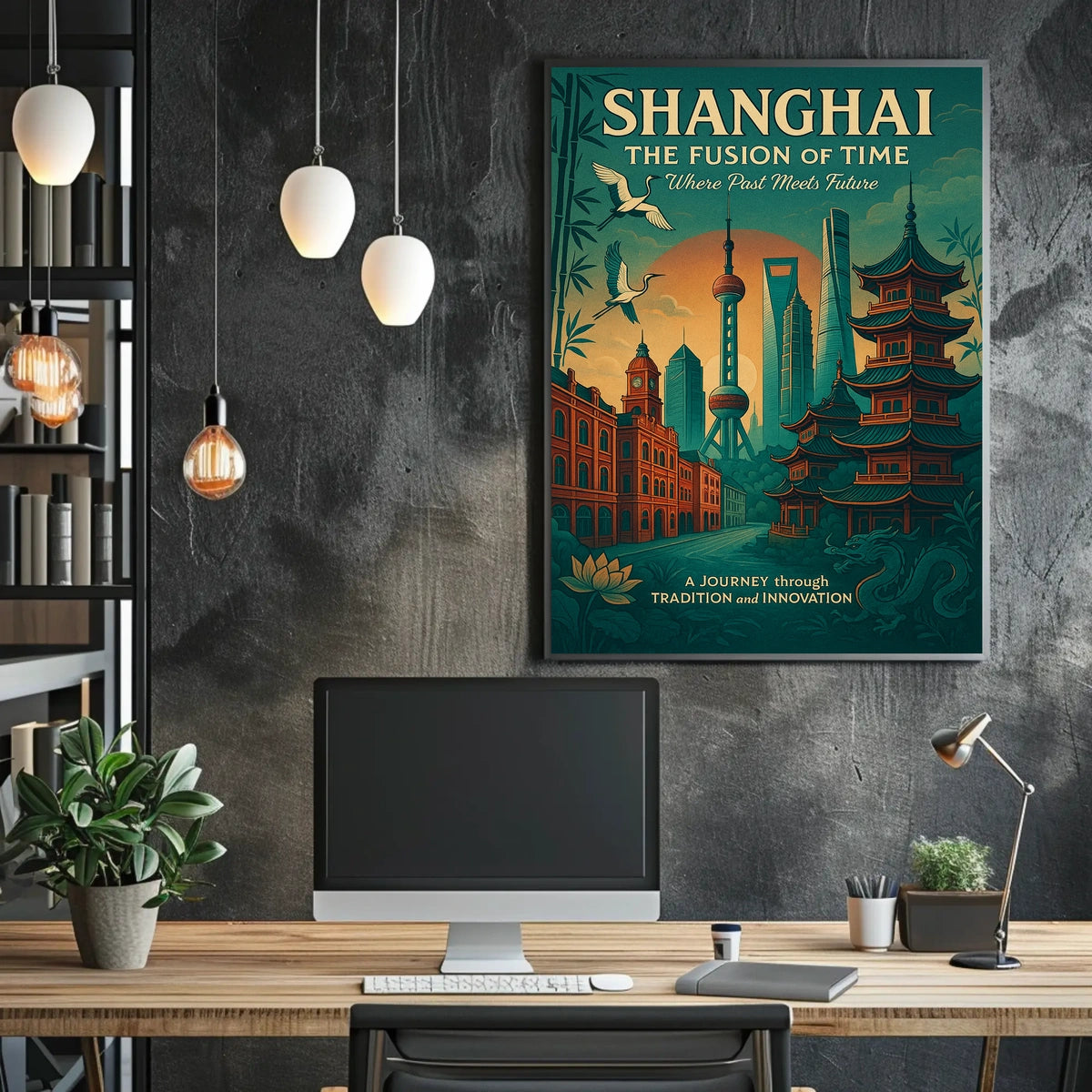 Shanghai The Fusion of Time Poster