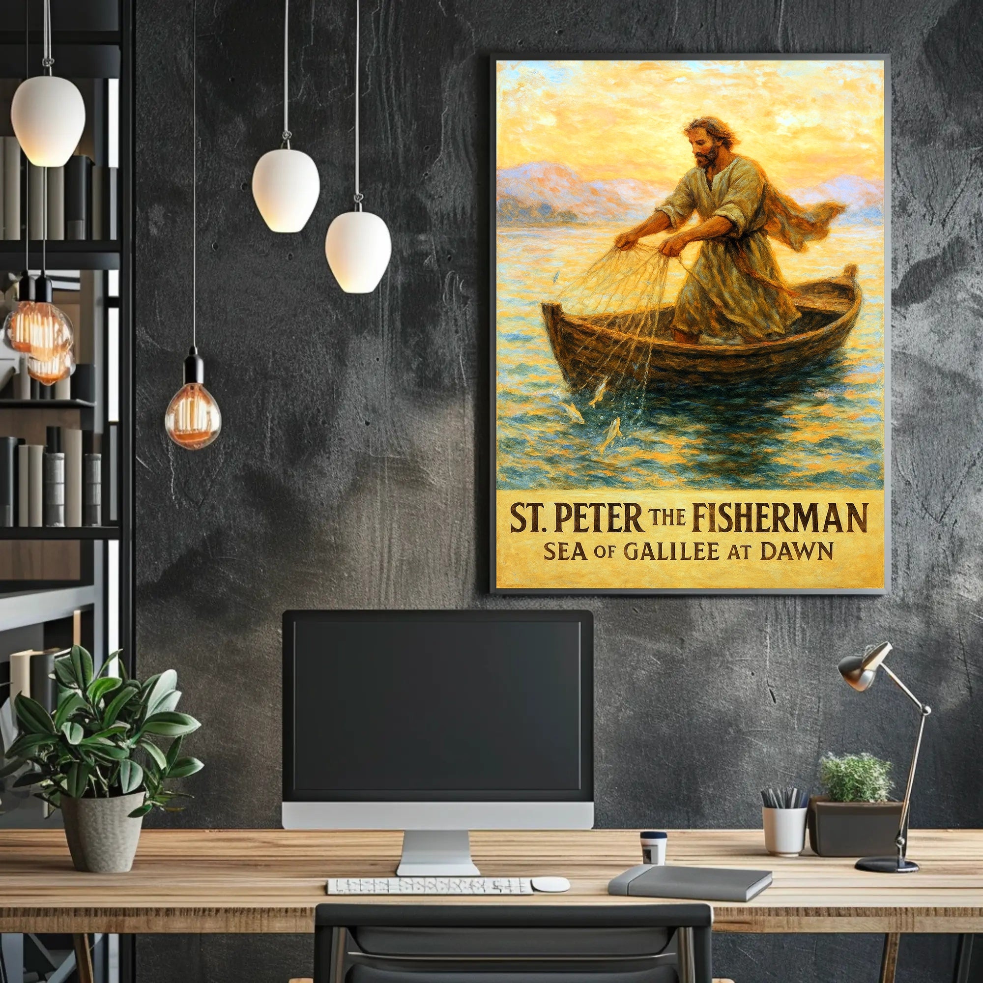 St. Peter the Fisherman Poster PosterGoat