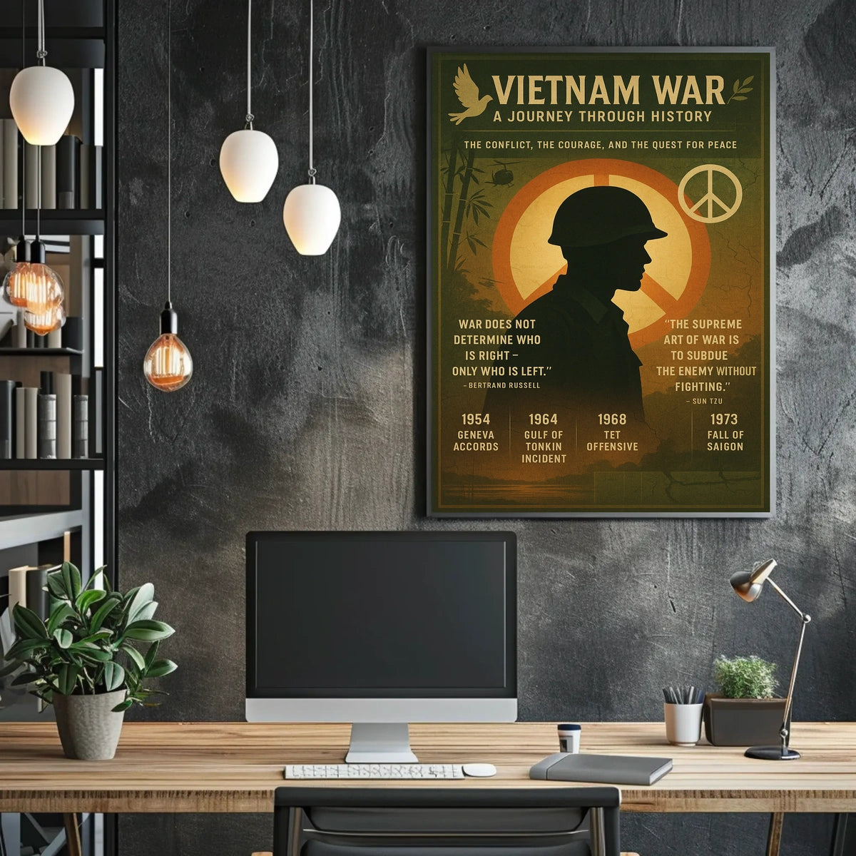 Vietnam War A Journey Through History Poster